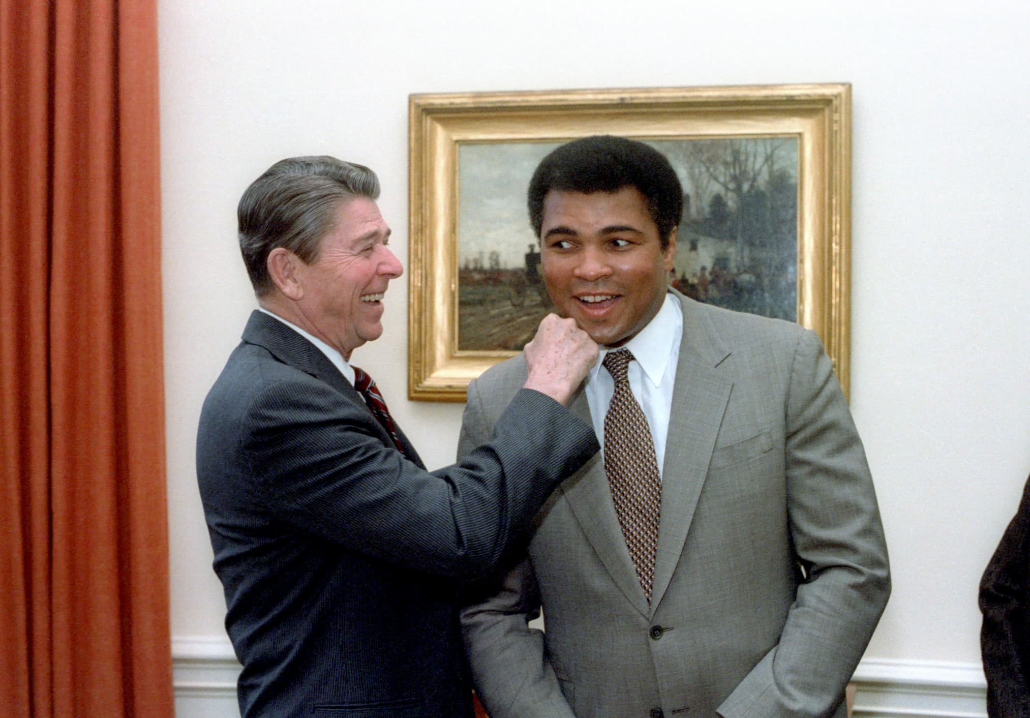 muhammad ali ronald reagan